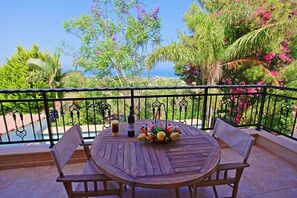 Table for two outside