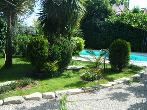Garden and pool