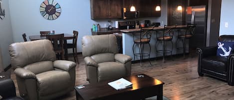 Open Kitchen/Dining/Living Room