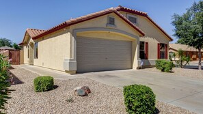 View from east side of front yard.