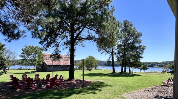 The view off the back door of The Farm House