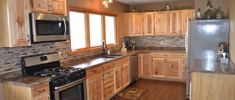 Open concept kitchen 