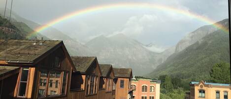 rainbows from  east window