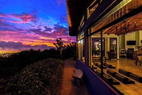 Sunset Promptly at 5:45 daily