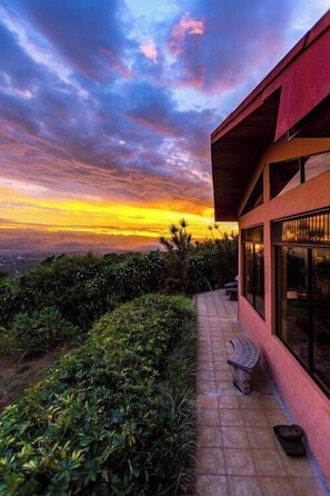 View of sunset