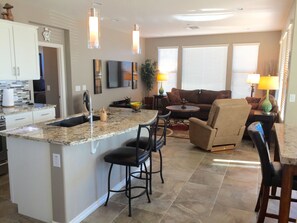 Kitchen and Living Room