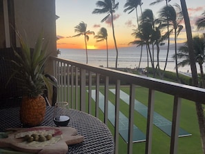 Enjoy sunsets from our third floor lanai
