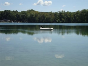 The raft is for you to use while at the cottage.