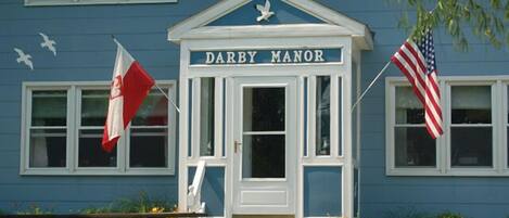 Darby Manor -
Front view of building