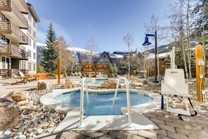 Passage Point's Hot Tubs and Play Pool - All at different temperatures!