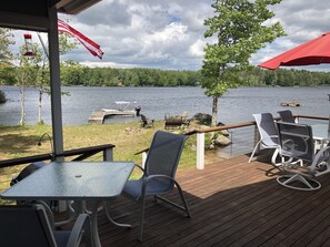 front deck looking out at lake