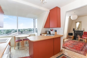 Kitchen with picture window