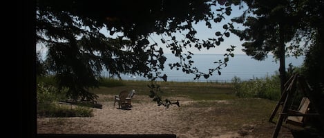 view from living room