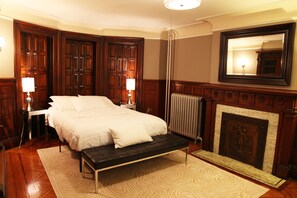 Master Bedroom with closed shutters for added privacy.