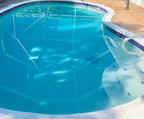 Newly completed:  Private, custom made pool made for your enjoyment.