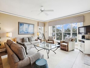Ocean Views from Living Room at 6401 Hampton Place