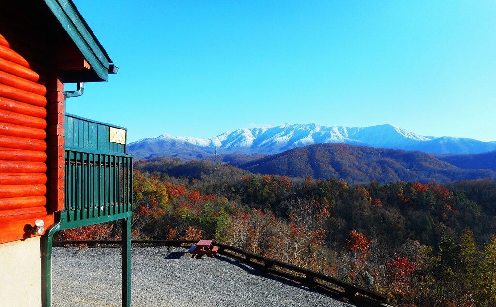 November View from West Deck of Spectacular Vista Lodge