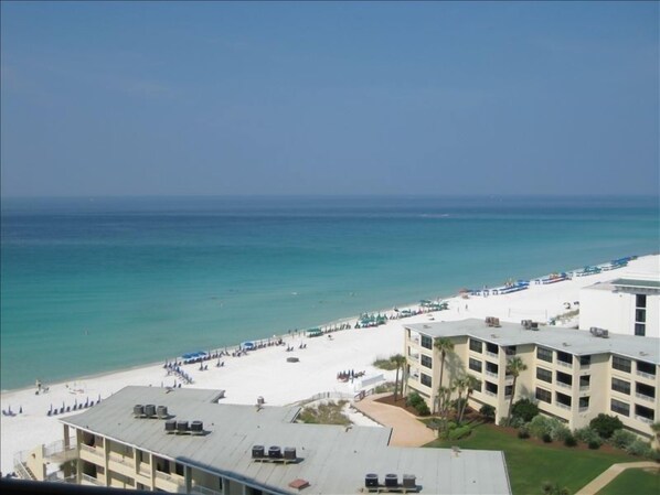View from your private balcony in this Ocean front Condo