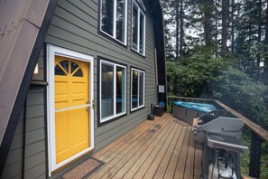 Deck with BBQ
