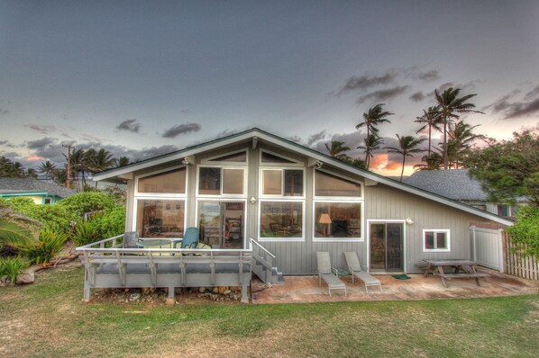 The Main House - 80' from the water's edge!