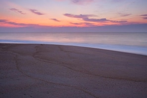 Sunrise on our private beach