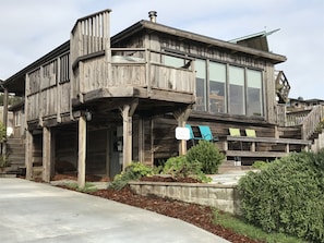 West side and Front of house