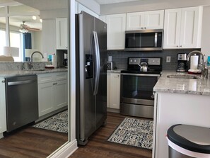 Kitchen with all the comforts of home.