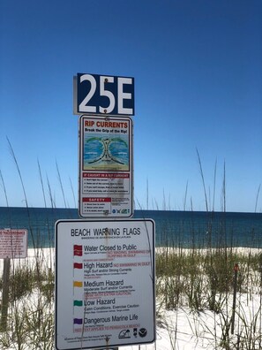 dedicated beach access across the street
