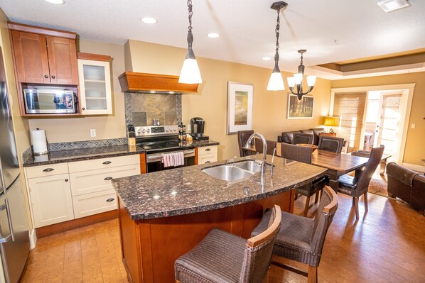 Gourmet kitchen