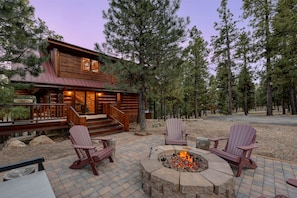 Roast marshmallows in the propane Firepit