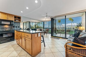 Spacious ground floor oceanfront condo!