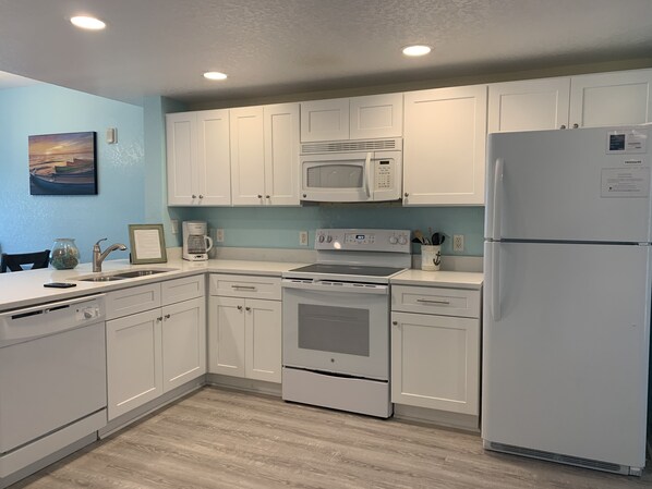 Remodeled kitchen