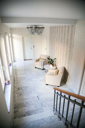 Interior entrance
