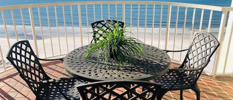 Spectacular "Emerald Coast" Gulf view from the balcony. 