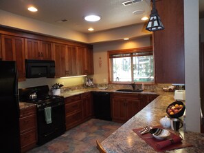 A kitchen you don't mind cooking in-even on vacation!
