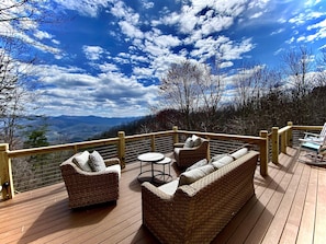 The 2023 deck expansion offers even more outdoor entertaining space!