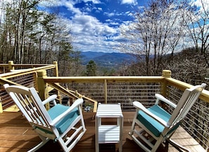 Relax and Enjoy the Views from the Newly Expanded Deck