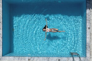Dive into relaxation with your private heated pool.