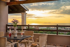 Sunset and the Ionian sea