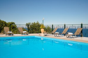 Pool and sun loungers
