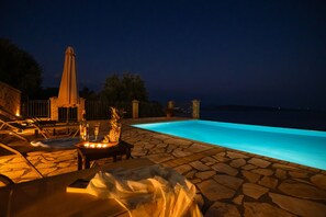 Calm and peaceful night views
