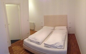 Bedroom with adjustable bed mattresses