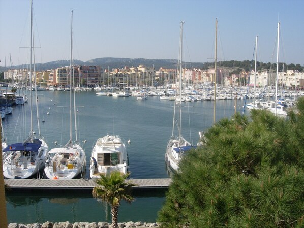 The marina from the loggia