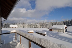 Blick von der Unterkunft