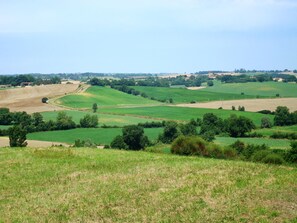 Vue sur village de Cazaux