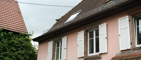 maison vue sur l'appartement