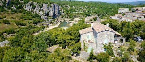 la maison vue du ciel