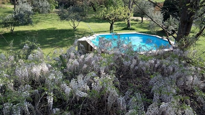 Le Clos des sources 2 bastidons avec piscine dans  1er village BIO en provence