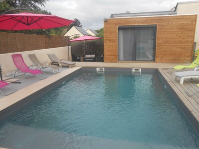 “Les Terrasses d’Azay”,  gîte avec piscine 