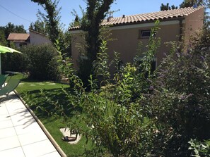 House view from the pool